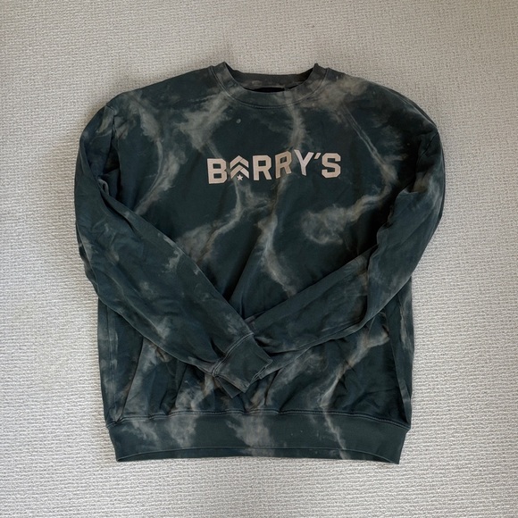 Women's Crewneck sweatshirt in green Tie-Dye - Picture 1 of 1